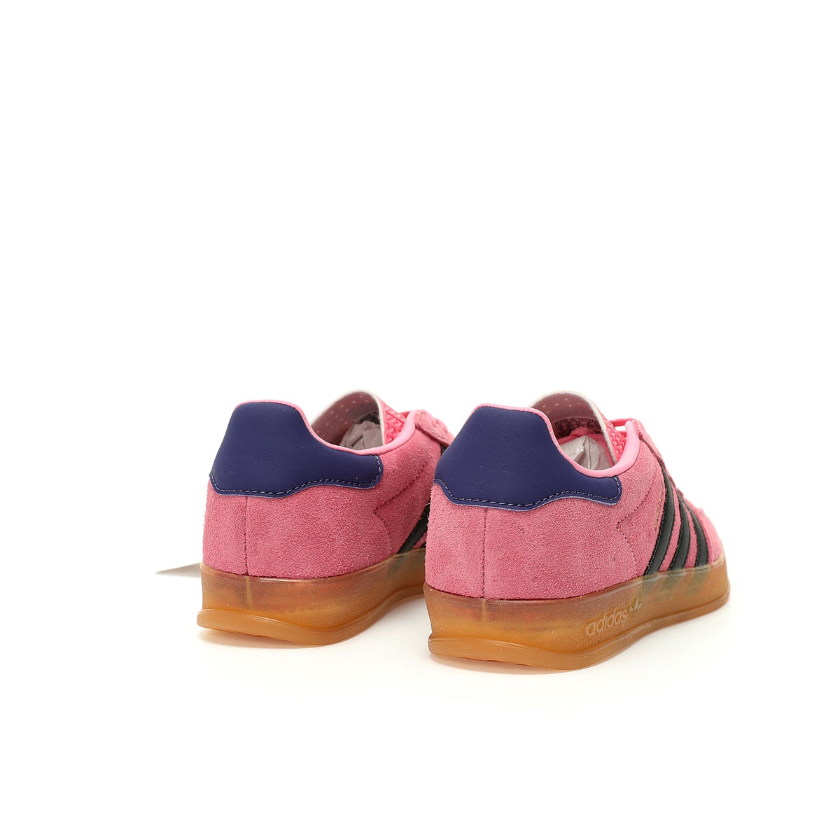 Adidas Originals Gazelle Indoor ¨C Pink / Black / Purple Gum Suede Low-Top Sneakers