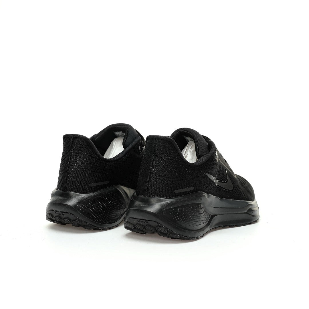 Nike Air Zoom Pegasus ¨C All-Black Mesh Athletic Running Sneakers
