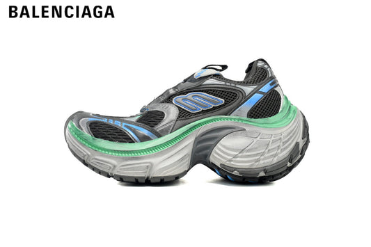Balenciaga 10XL men's shoes  women sneakers ¡ª White / Silver