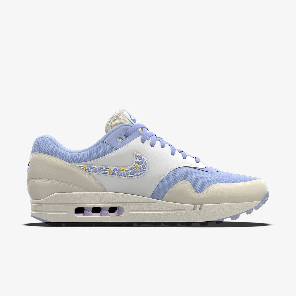 Nike Air Max 1 By You ¨C Light Blue/Cream/Lilac Custom Sneaker