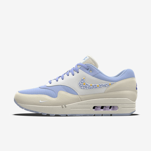 Nike Air Max 1 By You ¨C Light Blue/Cream/Lilac Custom Sneaker