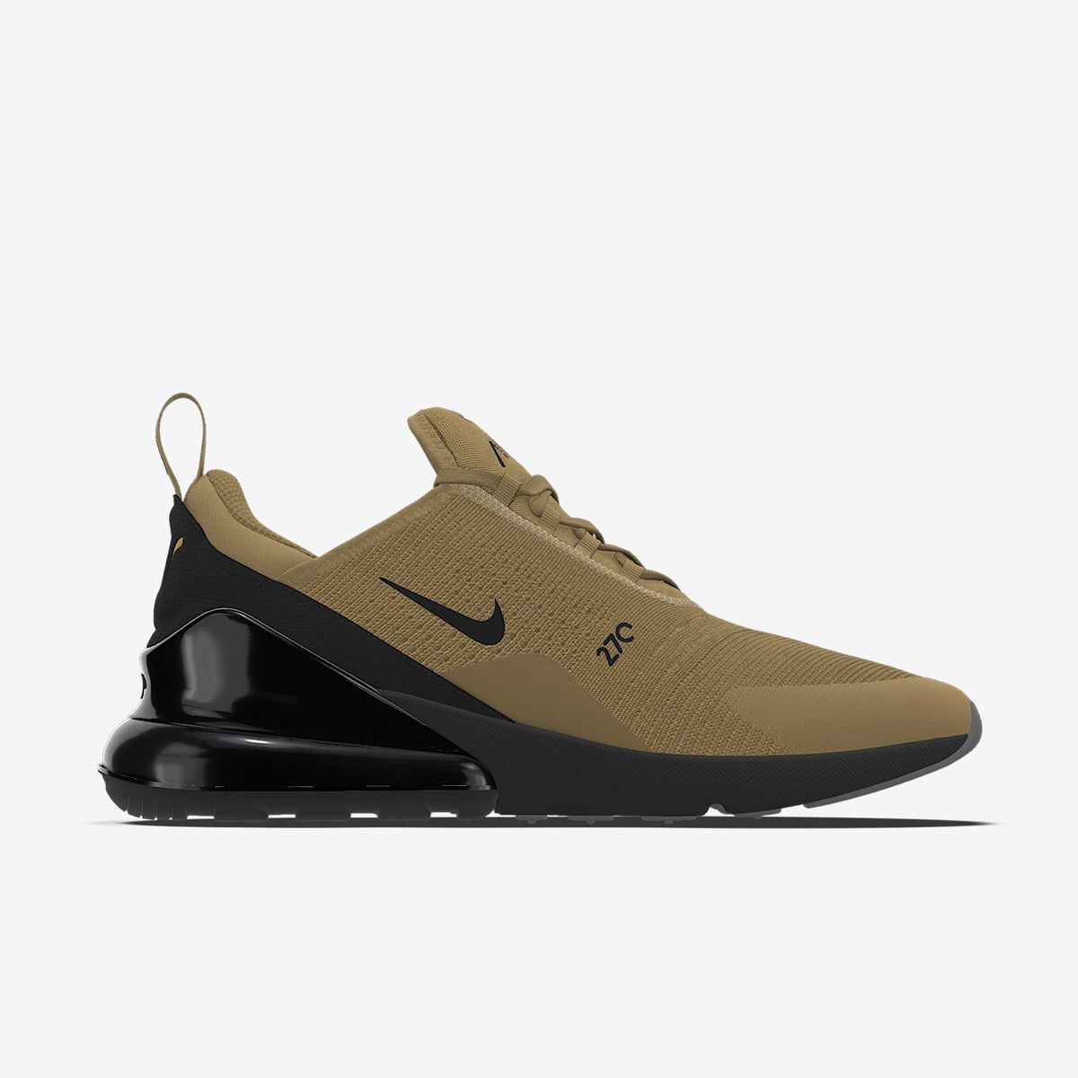 Nike Air Max 270 By You ¨C Khaki/Black Custom Sneaker