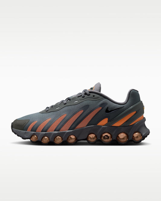 Nike Air Max DN Roam ¨C Grey / Orange Mesh Athletic Sneakers