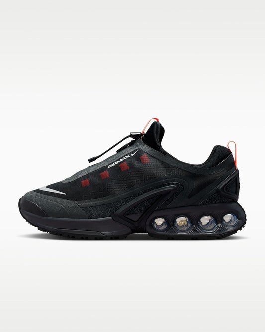 Nike Air Max DN Roam ¨C Black / Red Mesh Athletic Sneakers