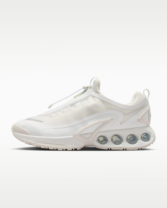 Nike Air Max DN Roam ¨C White / Off-White Mesh Athletic Sneakers