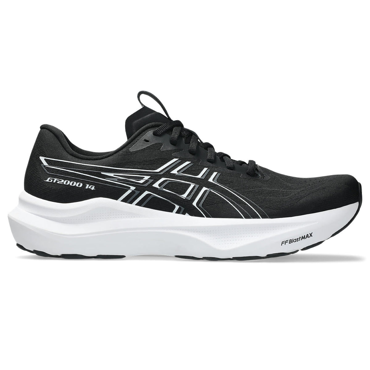Asics womens shoes  neutral running shoes mens  sneakers GT?2000?14 Black?White?Silver