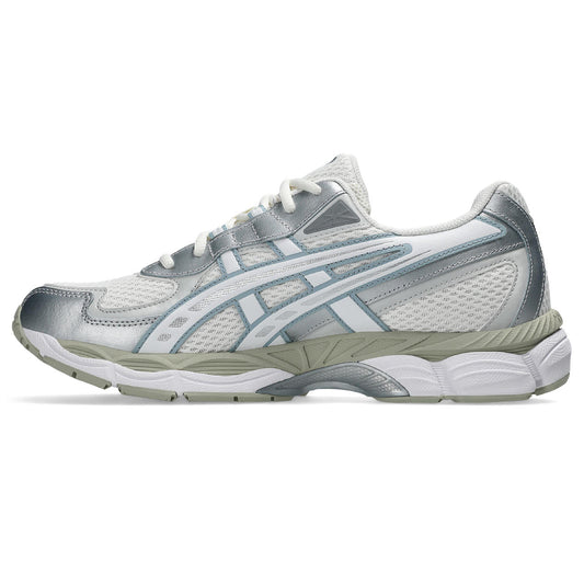 Asics womens shoes  neutral running shoes mens  sneakers Gel-Kayano 14 ¨C White/Silver/Light Blue/Olive Sneaker