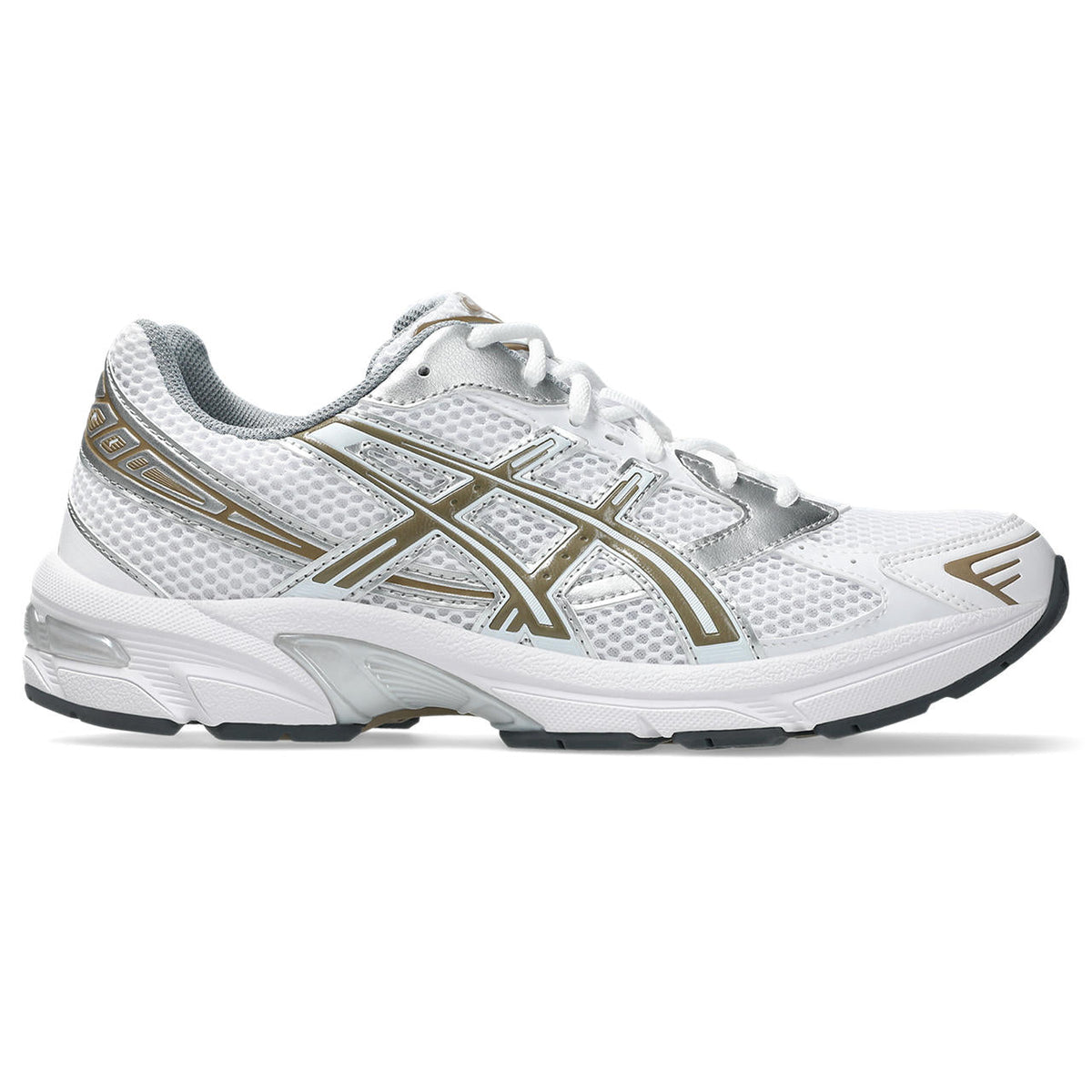 Asics womens shoes  neutral running shoes mens  sneakers Gel-1130 ¨C White/Silver/Gold Sneaker