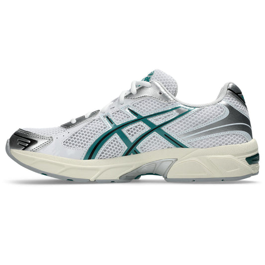 Asics womens shoes  neutral running shoes mens  sneakers Gel-1130 ¨C White/Silver/Teal Green Sneaker