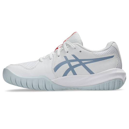 Asics womens shoes  neutral running shoes mens  sneakers Gel-Resolution ¨C White/Dusty Blue Tennis Sneaker