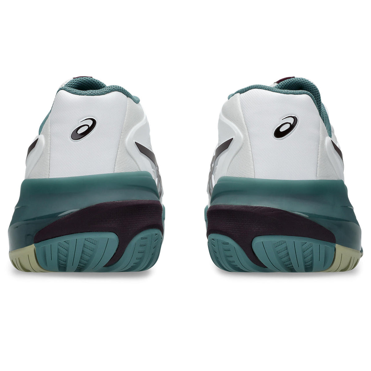 Asics womens shoes  neutral running shoes mens  sneakers Gel-Resolution ¨C White/Burgundy/Teal Tennis Sneaker