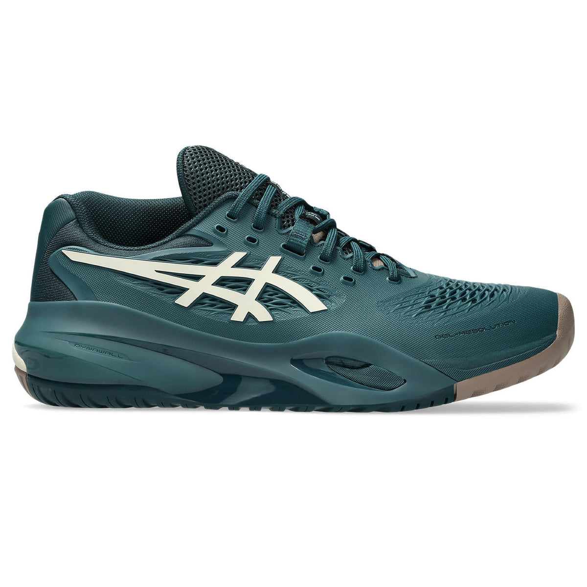 Asics womens shoes  neutral running shoes mens  sneakers Gel-Resolution ¨C Teal/Off-White Tennis Sneaker