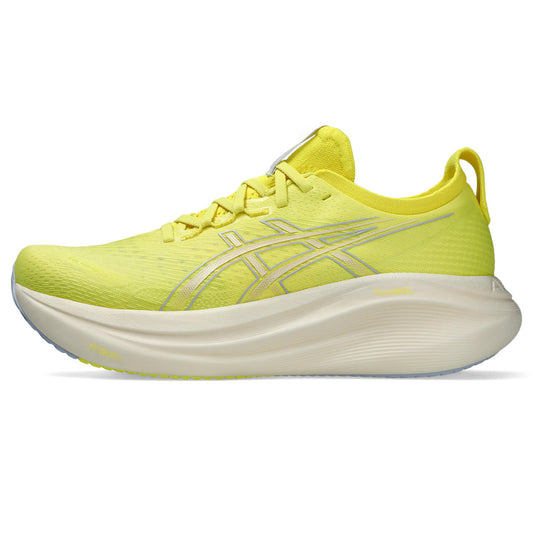 Asics womens shoes  neutral running shoes mens  sneakers  Gel-Nimbus 27 Bright Yellow / Cream