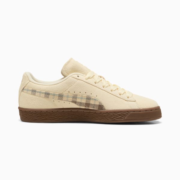Puma Suede ¡ª Cream / Plaid puma shoes for men  womens shoes  roma shoes