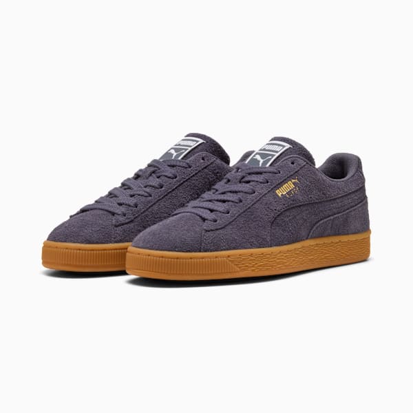 PUMA Suede Classic Terry Dark Purple-Gum  puma shoes for men  womens shoes  roma shoes