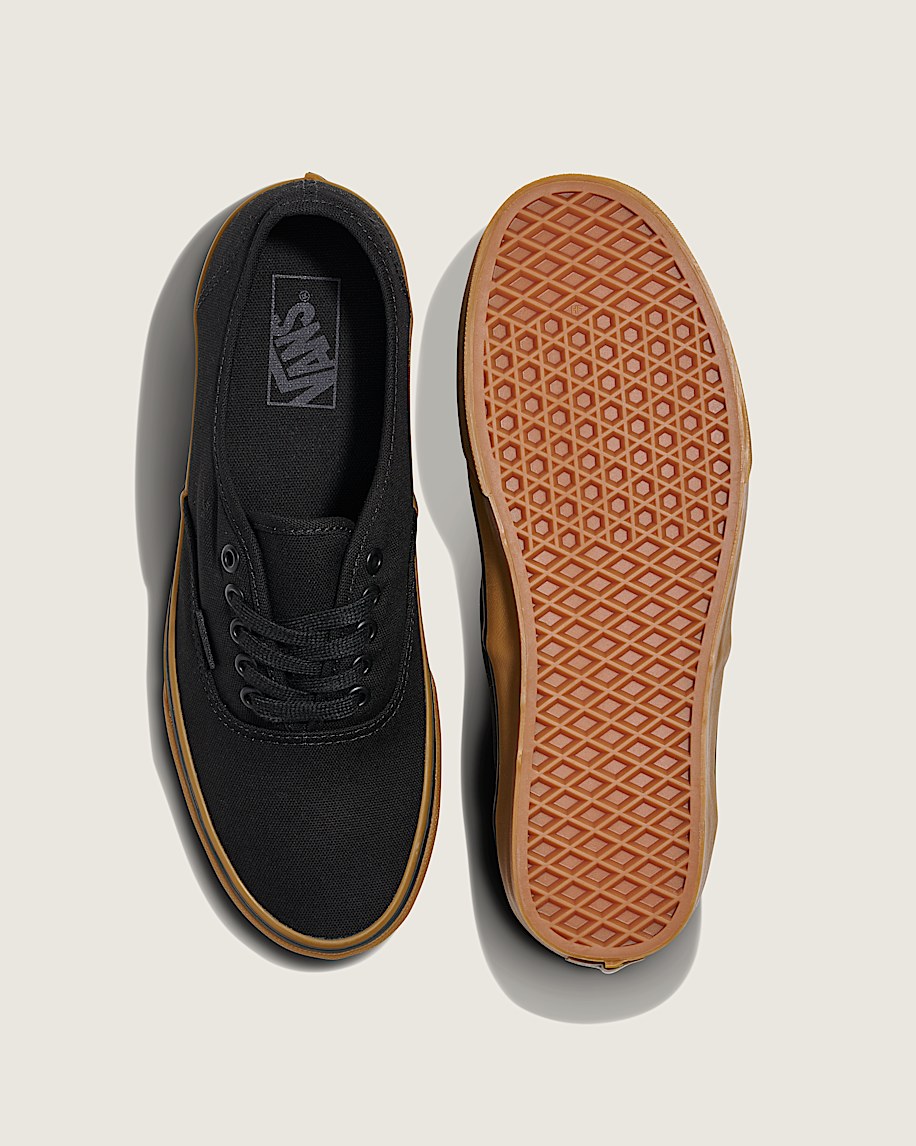 Vans Authentic Black Gum slip on shoes mens vans womens vans shoes slip on