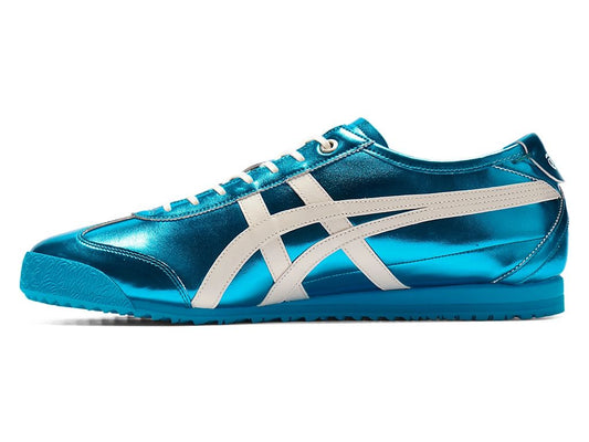 Onitsuka Tiger Mexico 66 Unisex Sneakers ¨C Metallic Blue White Stripe  running shoes women asics mens shoes