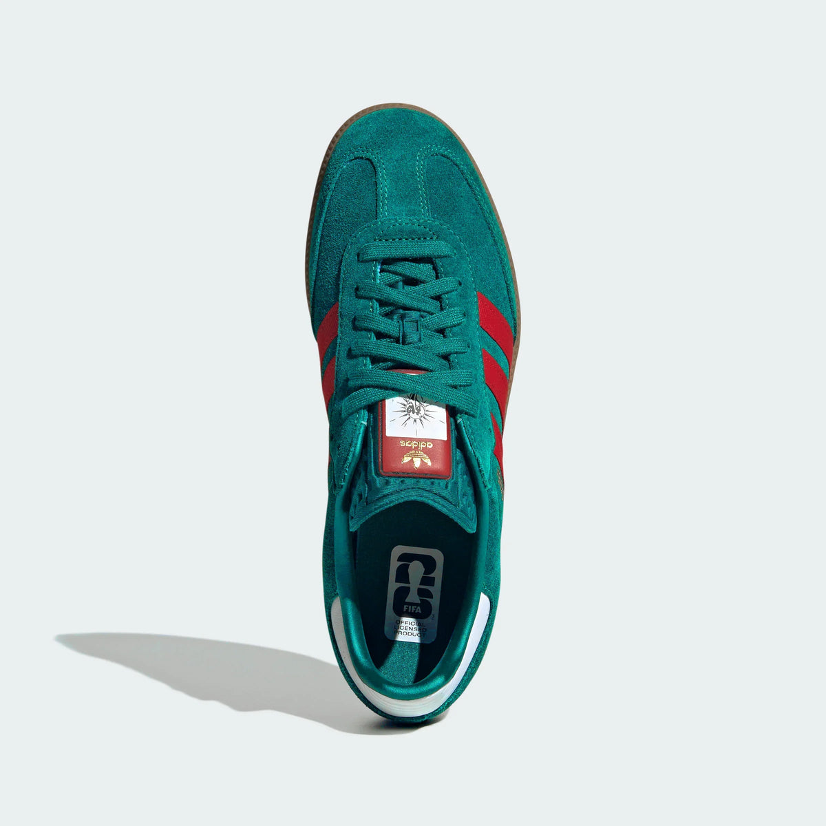 Adidas Originals ¨C Dark Green / Red Suede Casual Sneakers