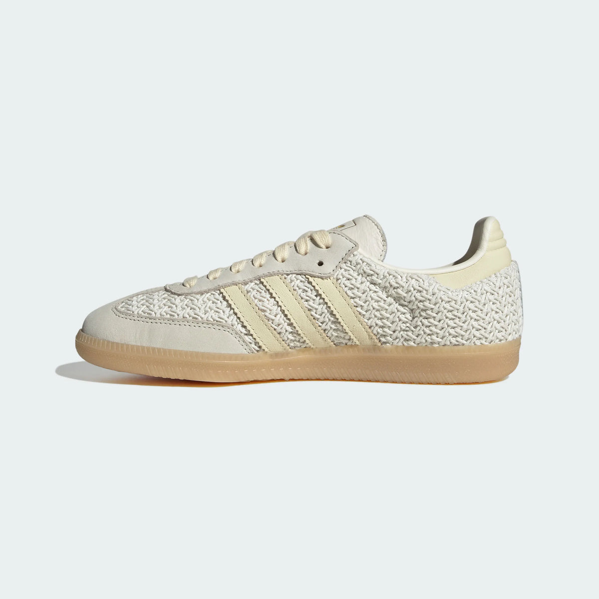 Adidas Originals ¨C Cream White Woven Suede Casual Sneakers