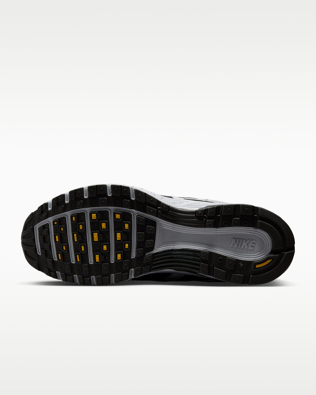 Nike P-6000 ¨C Grey / Black / Orange Mesh Athletic Sneakers