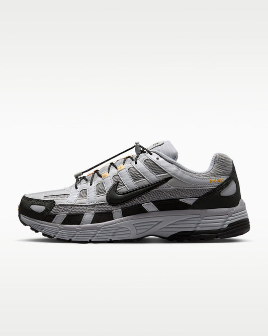 Nike P-6000 ¨C Grey / Black / Orange Mesh Athletic Sneakers