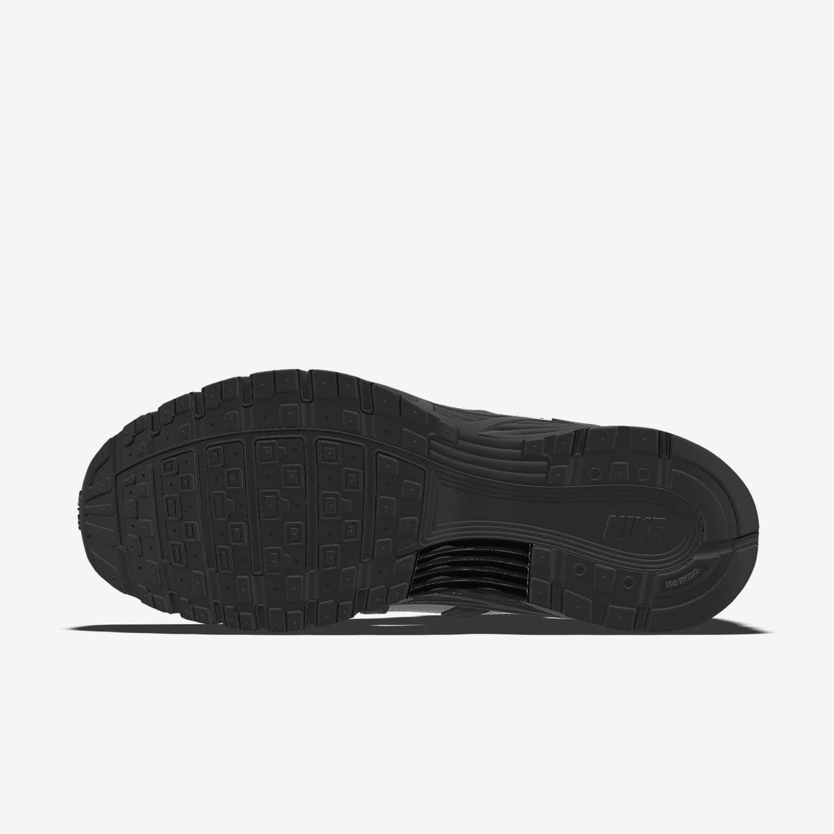 Nike P-6000 ¨C Black / Iridescent Swoosh Mesh Athletic Sneakers