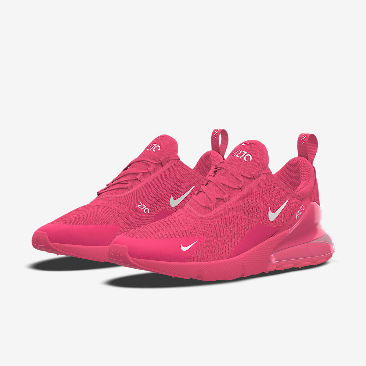 Nike Air Max 270 By You ¨C Hot Pink/White Custom Sneaker
