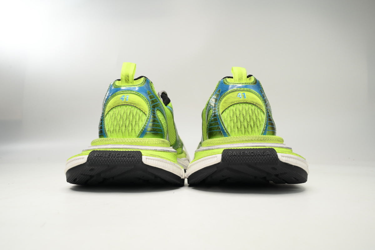 Balenciaga 3XL  men's shoes Track Sneaker ¨C Low-Top Chunky Sole balenciaga runners Fluorescent green