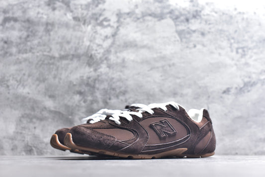 New Balance Women's & Men's Dark Brown Low-Profile Retro Sneakers